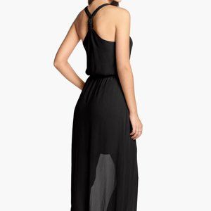dee elle Black Knot Back Maxi Dress
